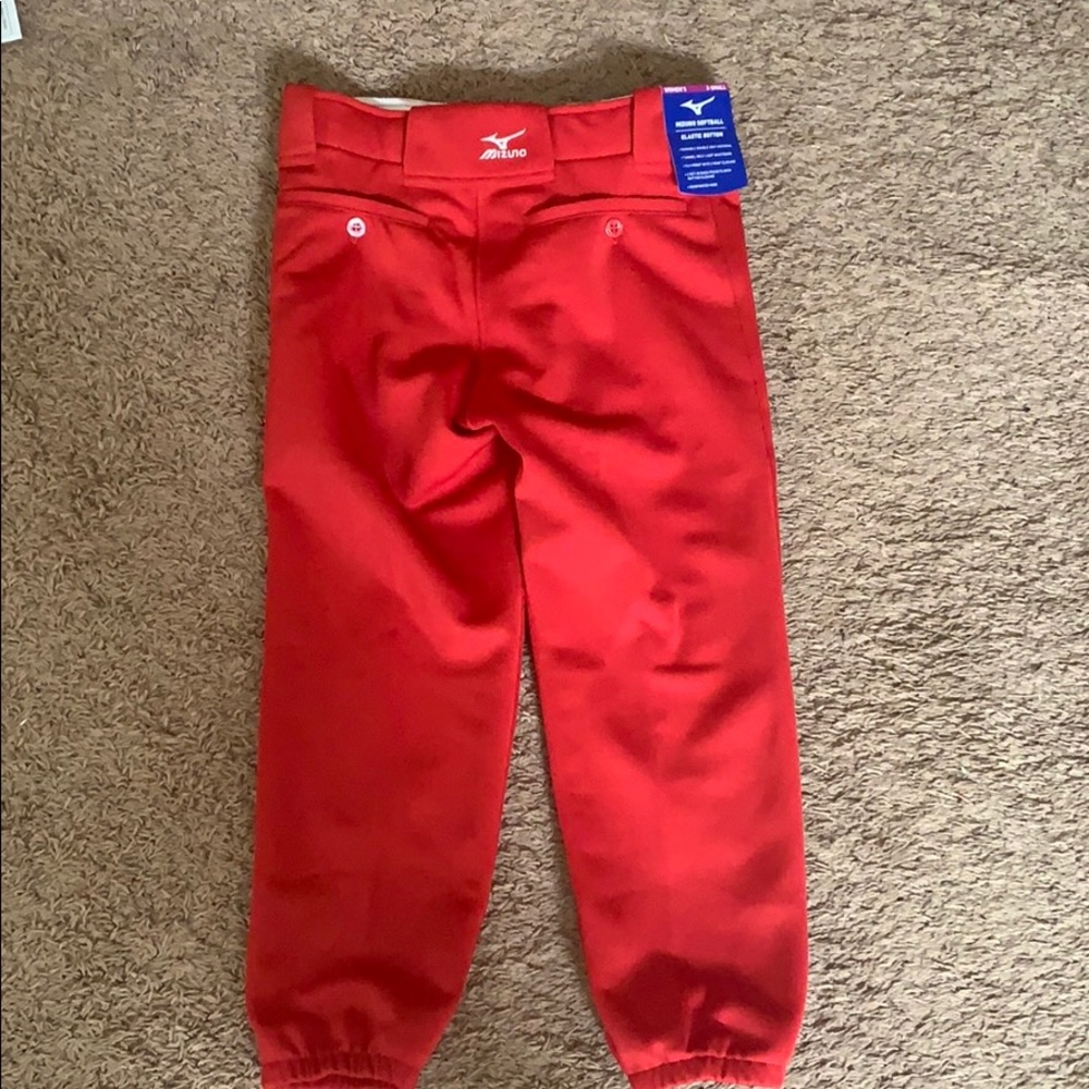 Mizuno red xsmall brand new softball pants